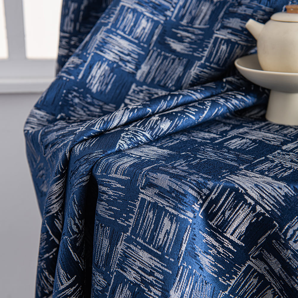 Daisy Jacquard Patterns Custom Curtains