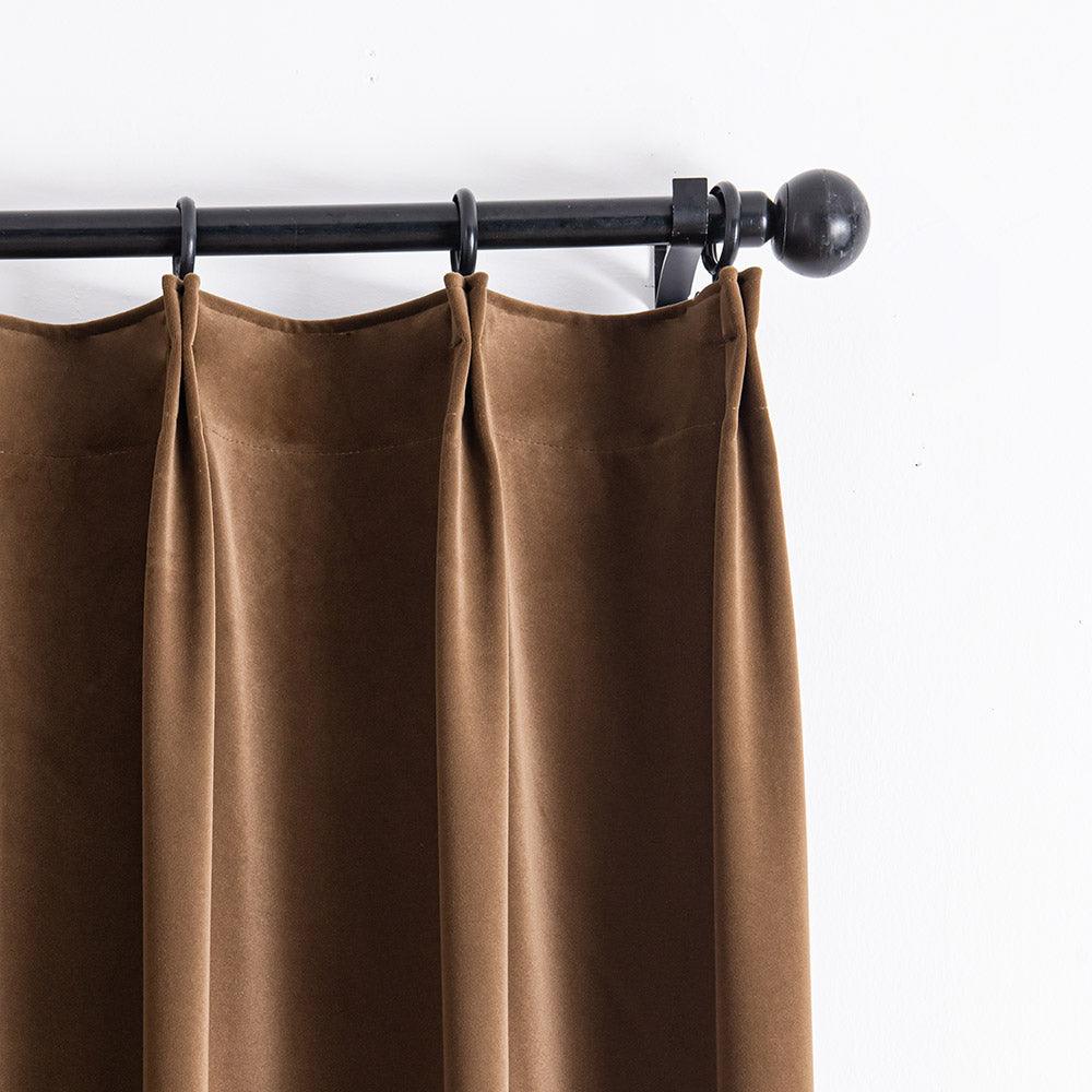 Aushme Luxurious Velvet Room Darkening Custom Drapes