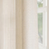 Flora-Lin Luxury Rhombus Texture Linen Grommet Soft Top Custom Curtains Flora-Lin