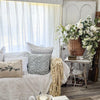 Airy Elegant White Faux Linen Pleat Custom Curtains