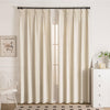 Almond White-6 Doux Velvet Elegance Room Darkening Custom Curtains