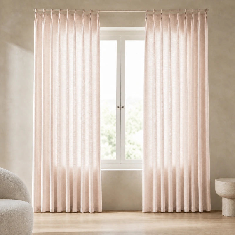 Elara Soft-Touch Linen Blend Curtain