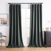 Medium Gray-47 Aushme Luxurious Velvet Room Darkening Custom Drapes