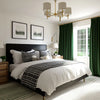 Dark Green Velvet Custom Curtains | Aushme Blackout Velvet Drapes Aushme