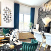 Aushme Luxurious Pleat Velvet Room Darkening Drapery
