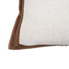 Briar Dual-Texture Linen and Velvet Wabi-Sabi Pillowcase