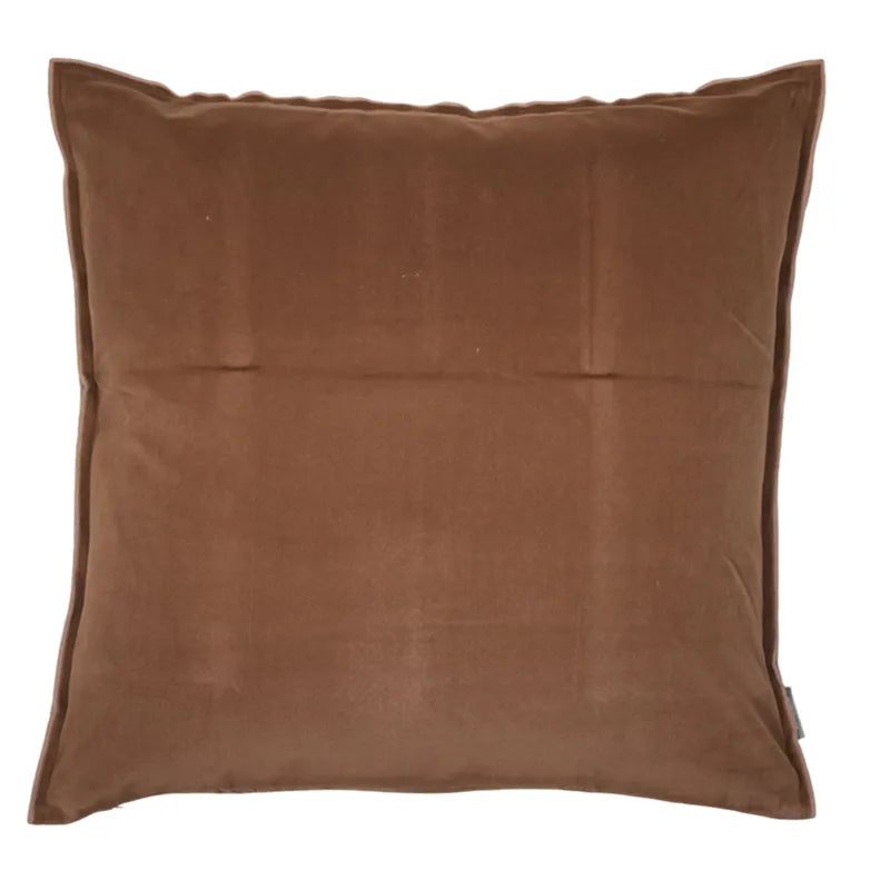 Briar Dual-Texture Linen and Velvet Wabi-Sabi Pillowcase