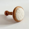 Colored Plate Button Gauze Wooden Curtain Wall Hook/1pc ixacurtains Original color wood BG-3