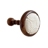 Colored Plate Button Gauze Wooden Curtain Wall Hook/1pc ixacurtains