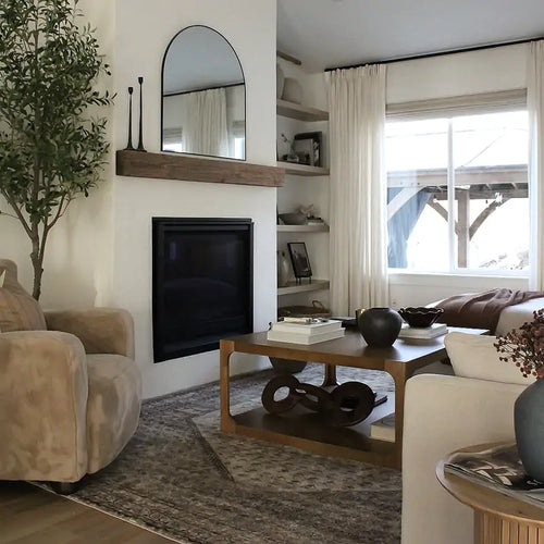 Breezy Meadow Beige Linen Sheer Pleat Custom Curtains