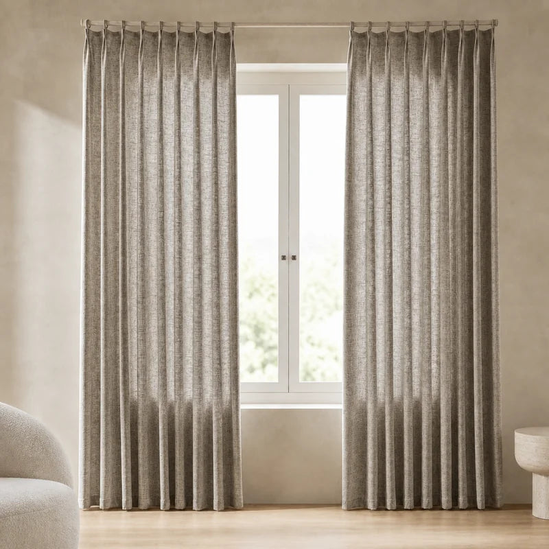Elara Soft-Touch Linen Blend Curtain
