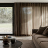 Bryn Slub Textured Faux Linen Pinch Pleat Custom Curtains Bryn