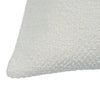 Anya Luxe White & Leather Lumbar Pillowcace