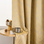 Calista Refined Leaf Patterns Cotton Curtains Pleated
