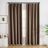 Coffee Brown-20 Nanov 100% Blackout Velvet Custom Curtains