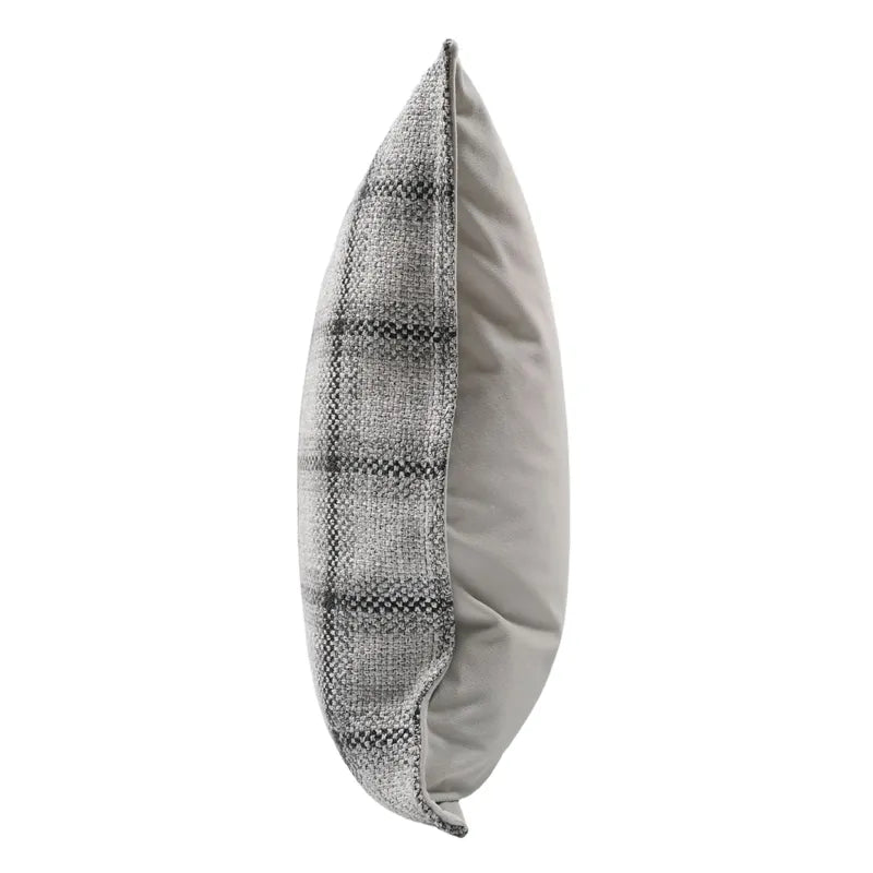 Milo Plaid Wool Throw Pillowcase