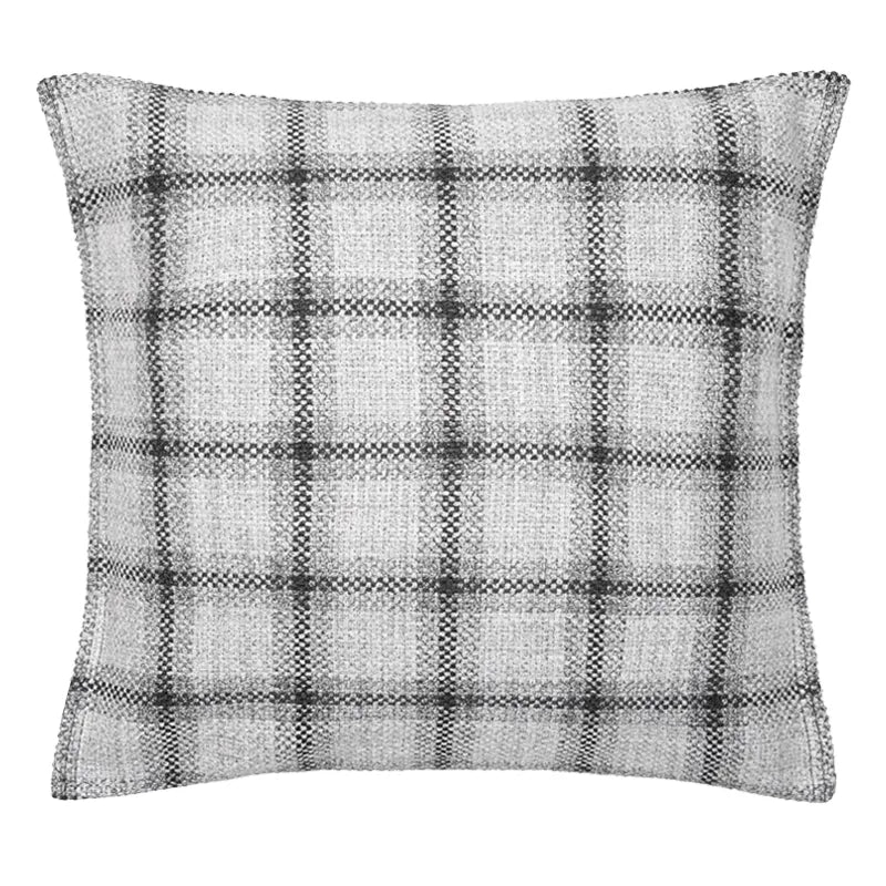Milo Plaid Wool Throw Pillowcase