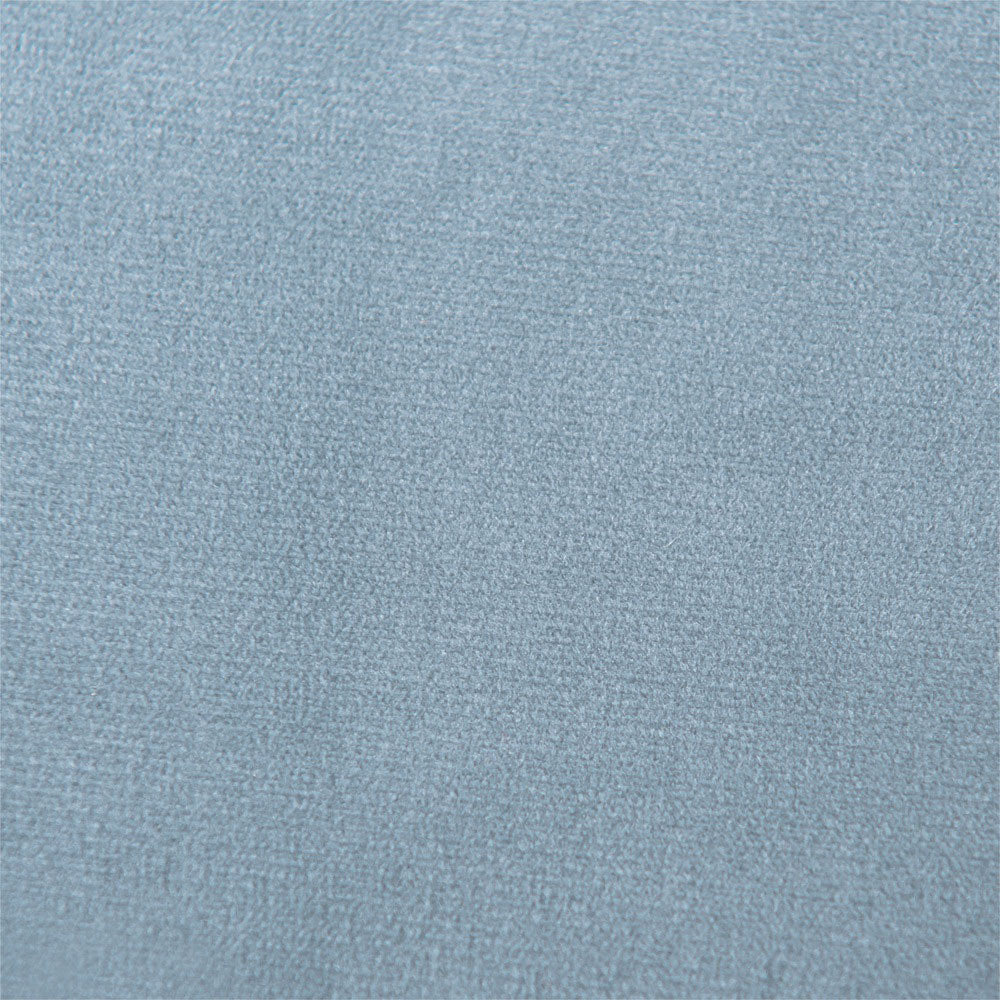Doux Velvet Elegance Room Darkening Custom Grommet Soft Top Curtains Doux Light Blue-47