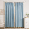 Light Blue-47 Doux Velvet Elegance Room Darkening Custom Curtains