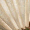 Linen color Everly 100% Natural Linen Custom Curtains Panels