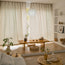 Linen color Everly 100% Natural Linen Custom Curtains Panels