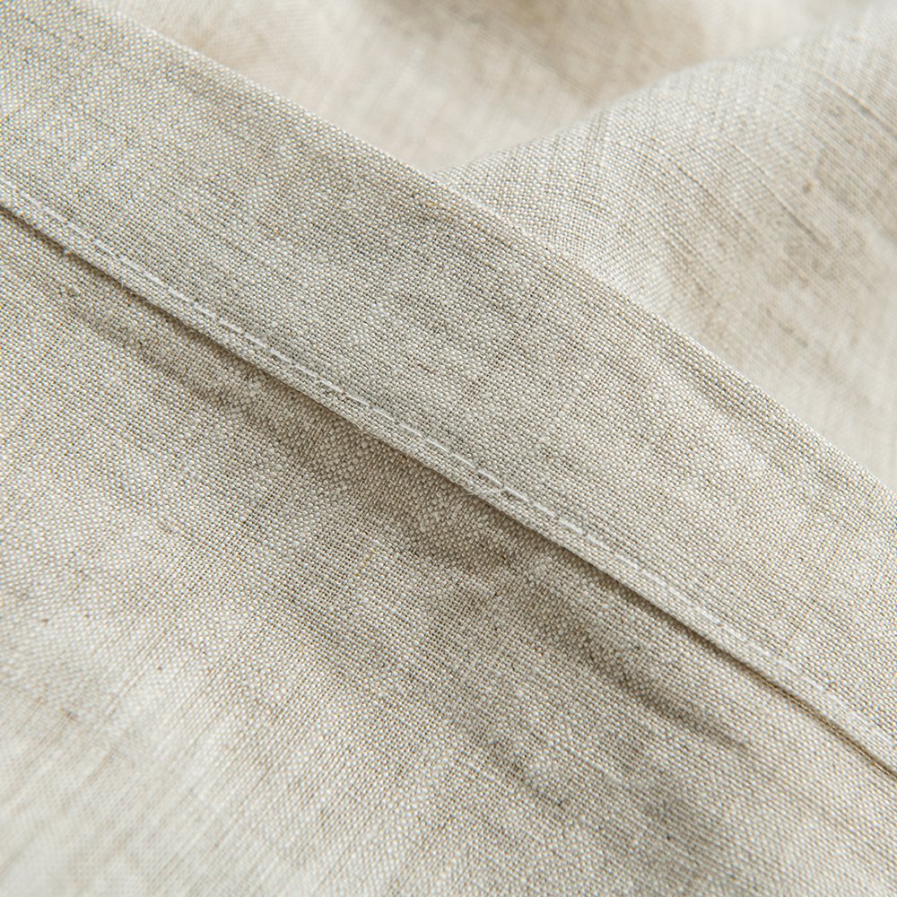 Linen color Everly 100% Natural Linen Custom Curtains Panels