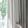 Lullaby Faux Linen Textures Blackout Custom Curtains