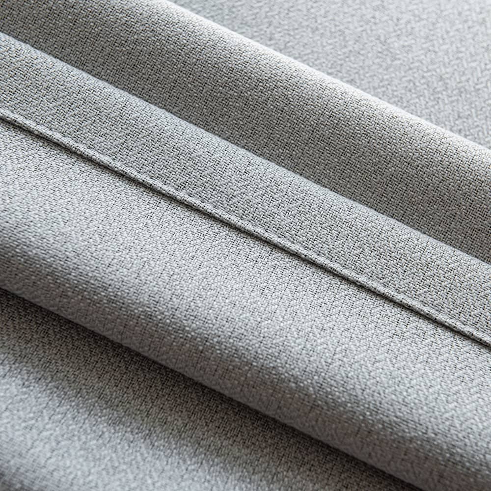 Lullaby Faux Linen Textures Blackout Custom Curtains