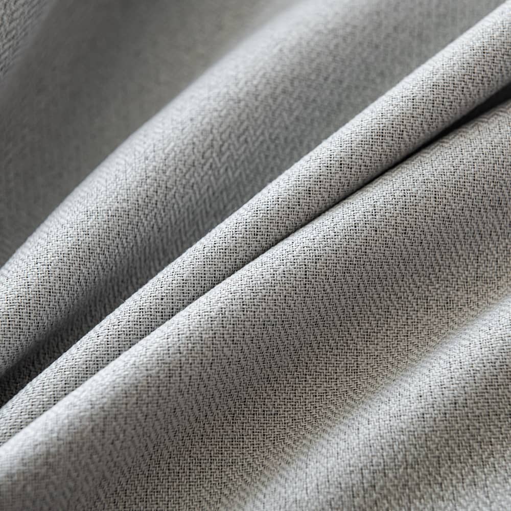 Lullaby Faux Linen Textures Blackout Custom Curtains