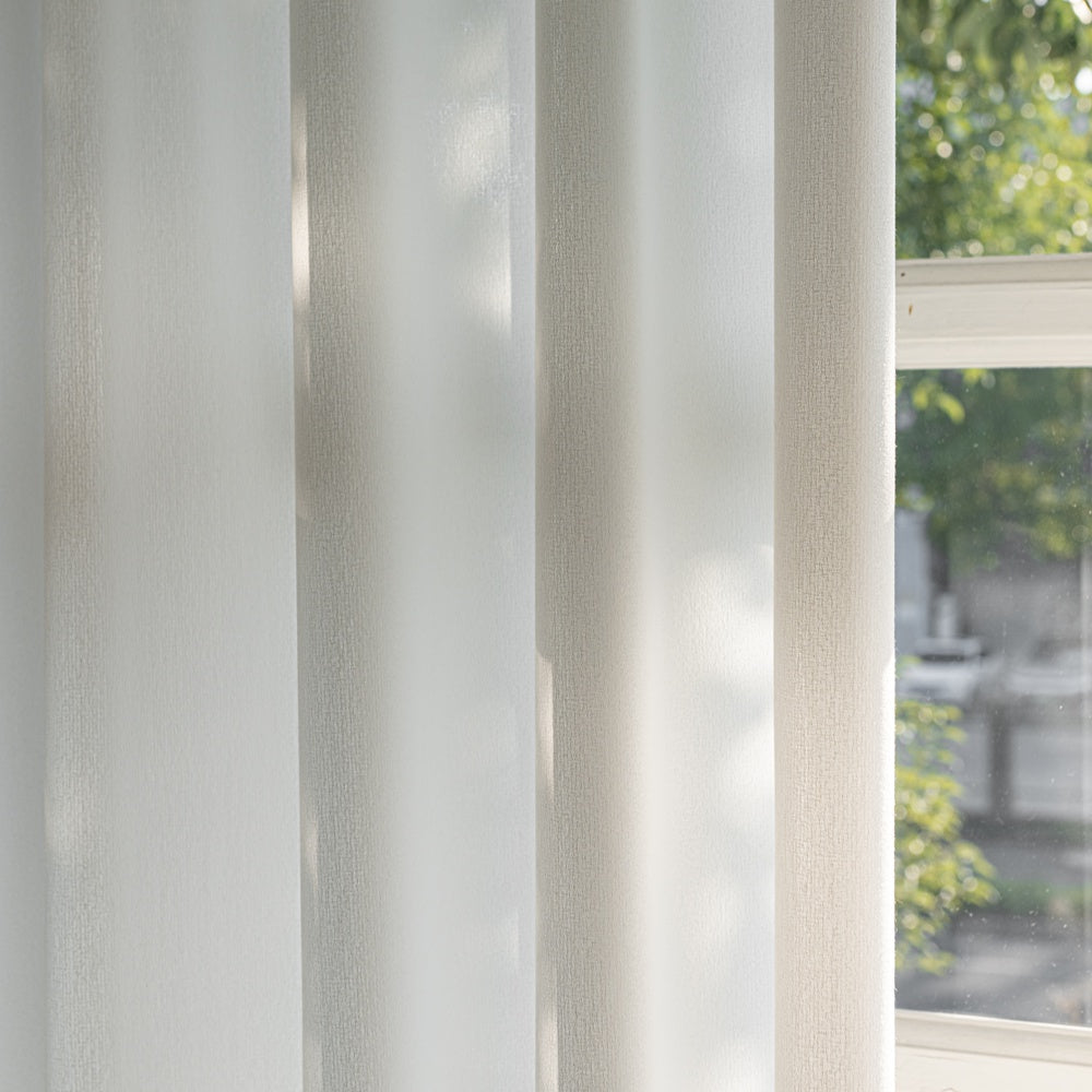 Glint Moonlight Luxe Soft-Touch Wrinkle-Free Pleated Sheer Curtain Glint