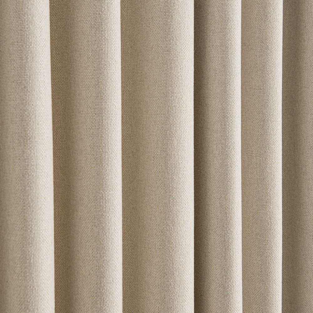 Tuscany Woven Faux Linen Grommet Soft Top Curtains Tuscany