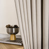 Tuscany Woven Faux Linen Bathroom Custom Curtains