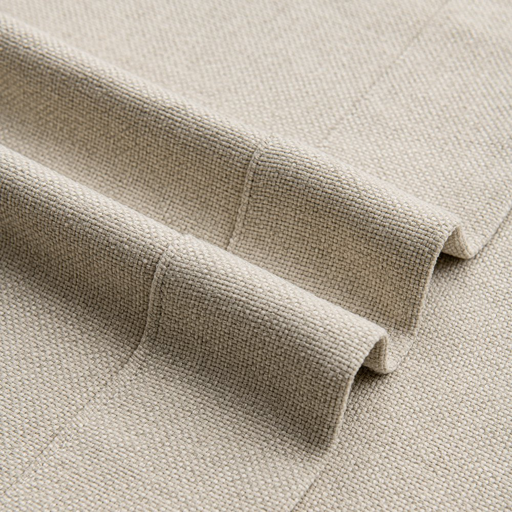 Tuscany Woven Faux Linen Custom Curtains