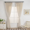 Cozy Heavyweight Linen Woven Bathroom Custom Curtains