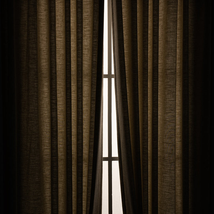 Thalia Textured Linen Custom Curtain - ixacurtains