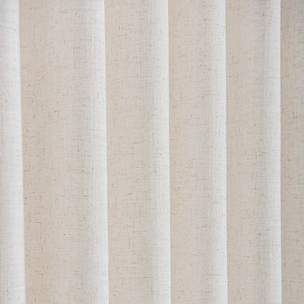 Lorna French Linen Custom Pleated Curtains Panel