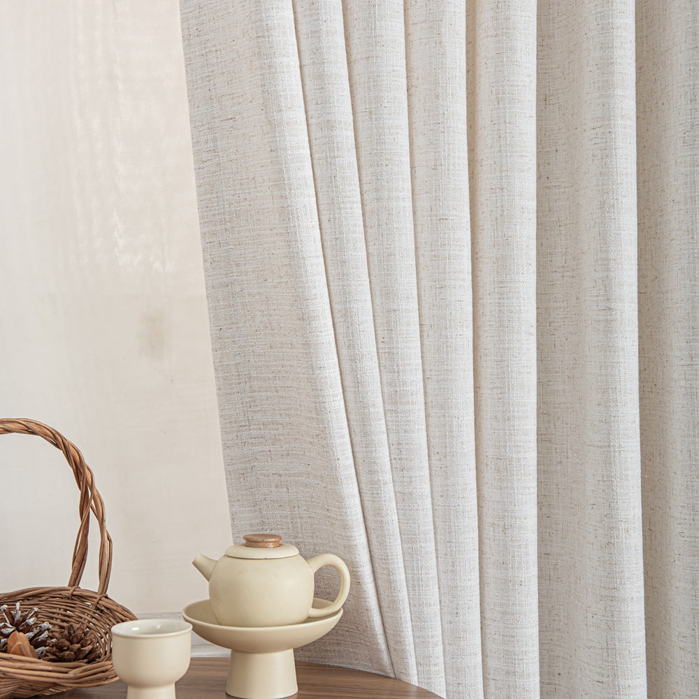 Lorna French Linen Custom Pleated Curtains Panel