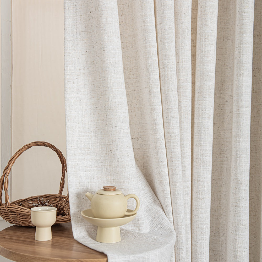 Lorna French Linen Custom Pleated Curtains Panel