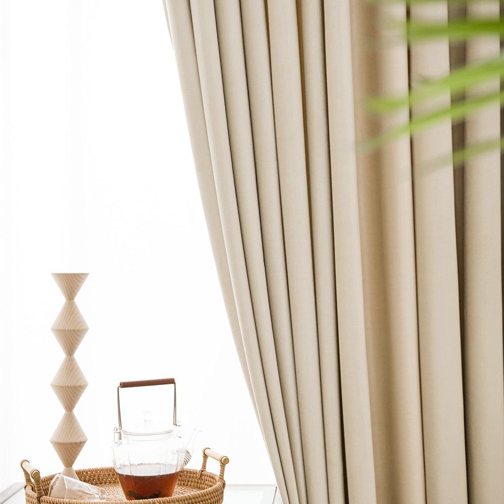 Doux Velvet Elegance Room Darkening Custom Curtains