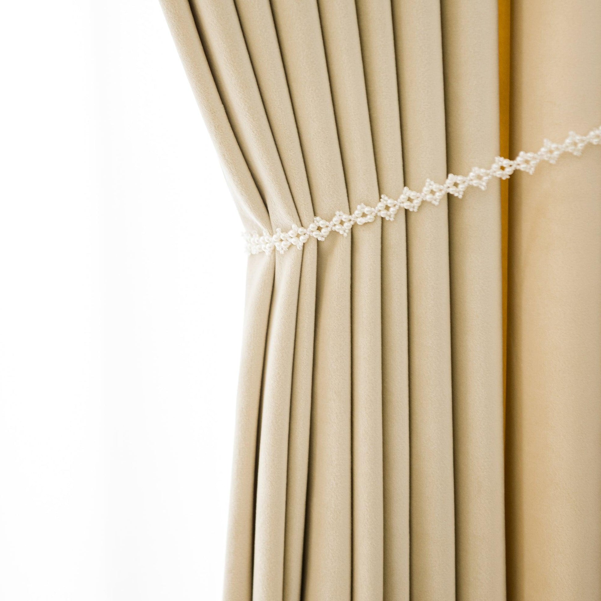 Doux Velvet Elegance Room Darkening Custom Curtains