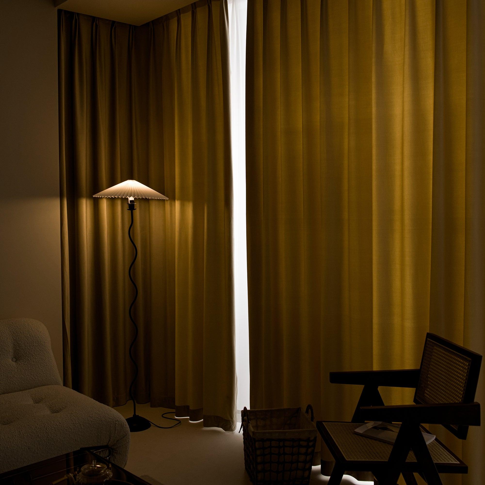 Doux Velvet Elegance Room Darkening Custom Curtains