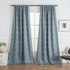 Harper Geometric Jacquard Cotton Blend Custom Drapes