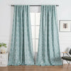 Daisy Jacquard Patterns Pleat Custom Curtains