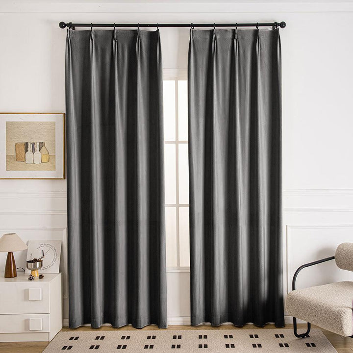 Draco Dragon Scale Velvet Curtains - ixacurtains