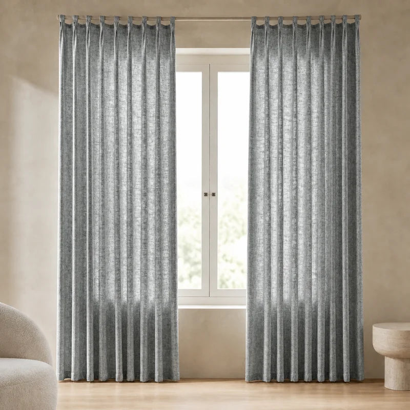 Elara Soft-Touch Linen Blend Curtain