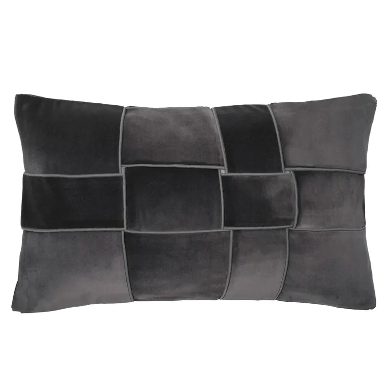 Nest Woven Knot Velvet Lumbar Pillowcase