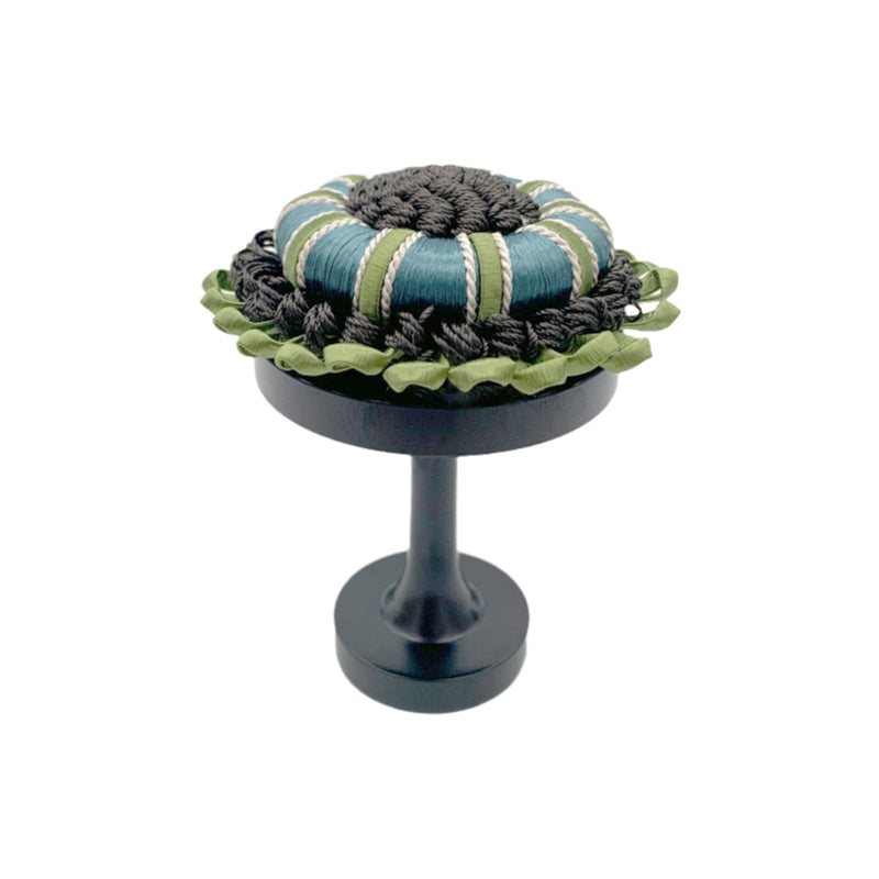 Flower Plate Design Curtain Wall Hook/1pc ixacurtains Blue 2267