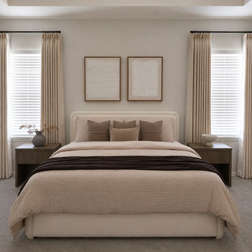 Eco-friendly custom curtains made from linen fabric