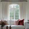 Elise Heavyweight Textured Faux Linen Custom Curtains