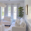 Elise Heavyweight Textured Faux Linen Pleat Custom Curtains